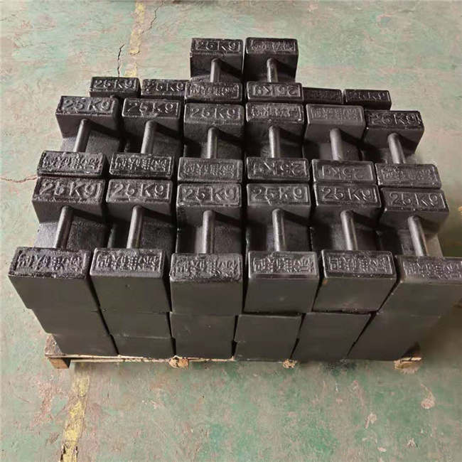 貴陽25公斤提手標(biāo)準(zhǔn)砝碼制造廠商
