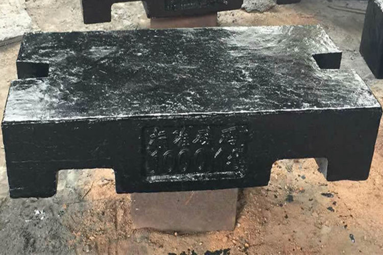 衡陽1噸長方形標準砝碼外形規(guī)格尺寸圖詳解