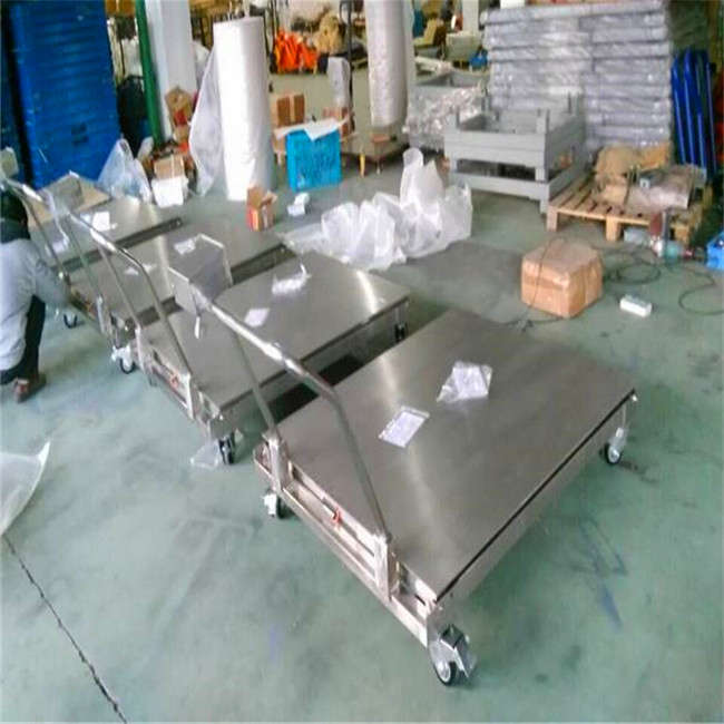 常德1000kg不銹鋼移動(dòng)式電子磅稱